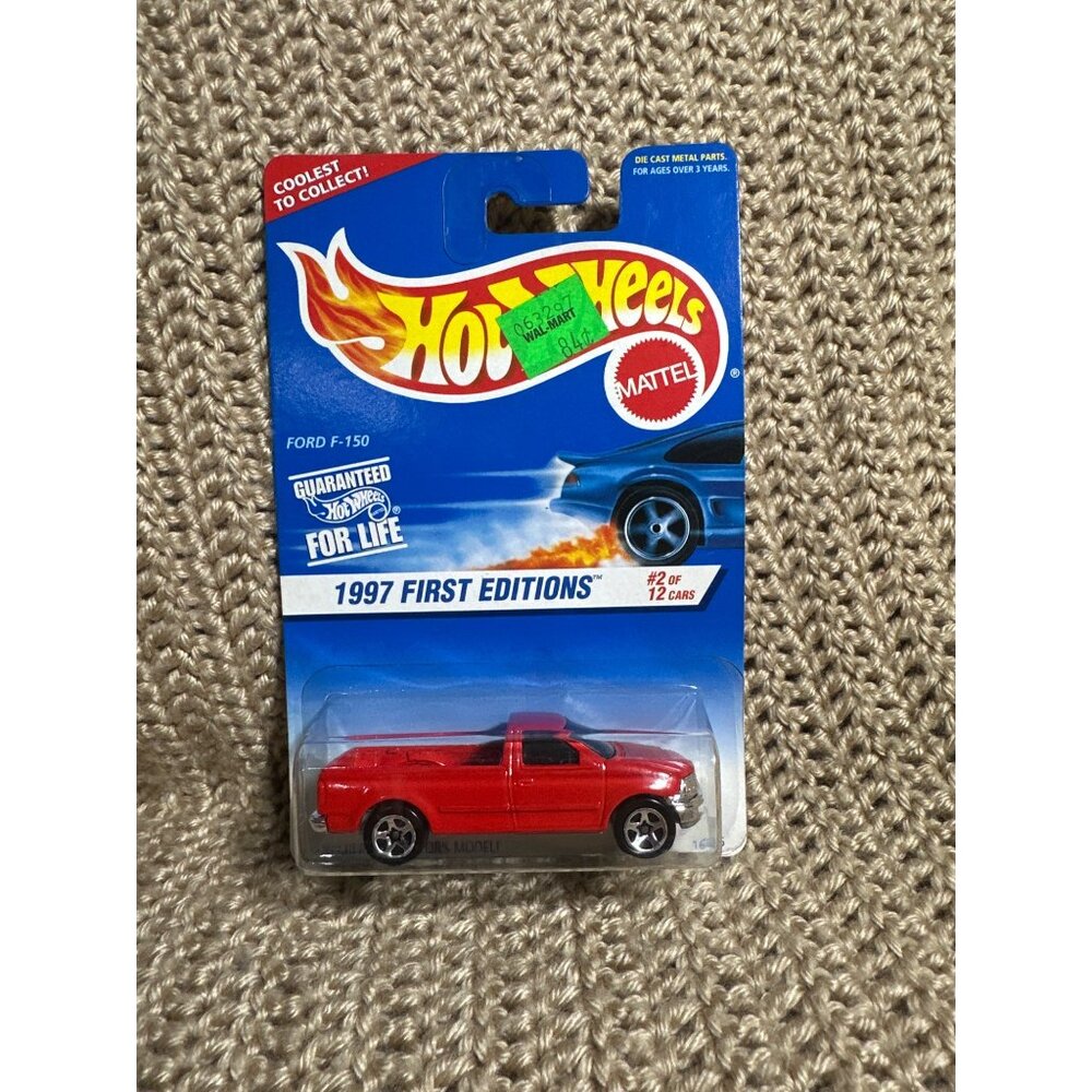 Hot Wheels 1997 First Editions Ford F-150 Die-Cast Model Car #2/12